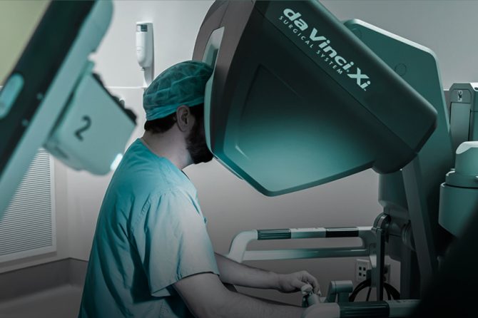 Pré-operatório e o procedimento da Cirurgia Robótica